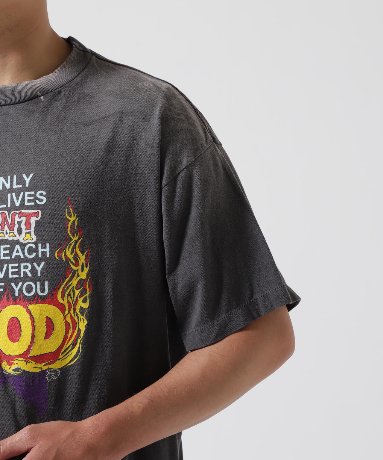 SAINT MICHAEL セント マイケル SAINT HOOD Tシャツ L 【公式通販】