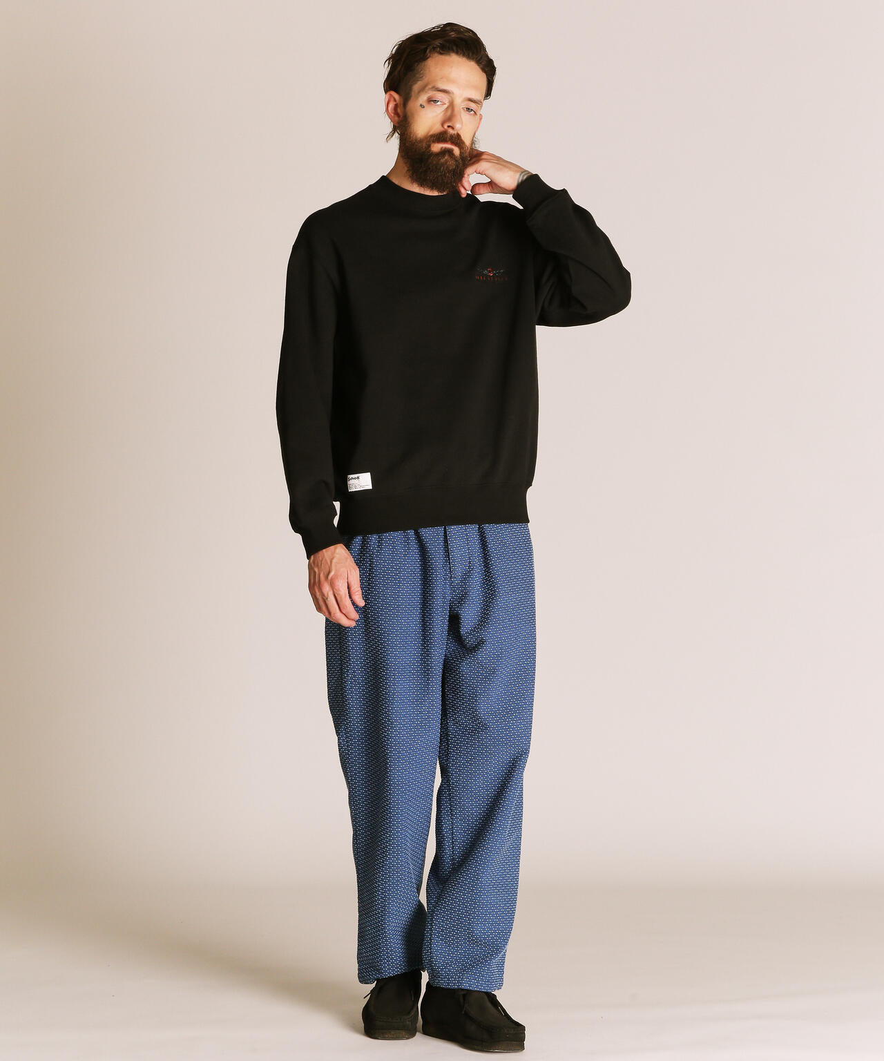 SHAKE HAND SNAKE CREW SWEAT/シェイクハンドスネーク クルー