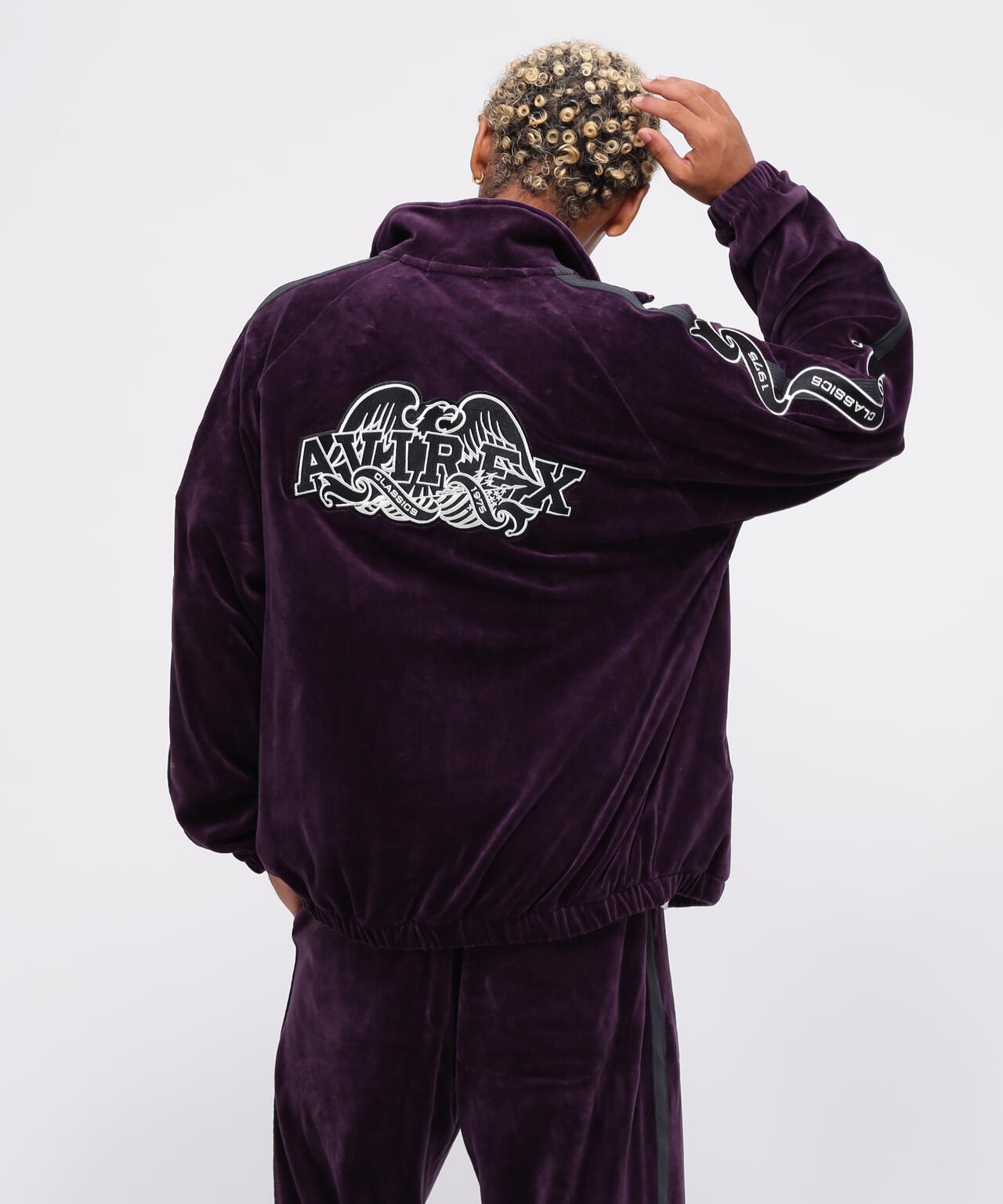 WEB&DEPOT限定》VELOUR TRACK JACKET / ベロア トラックジャケット