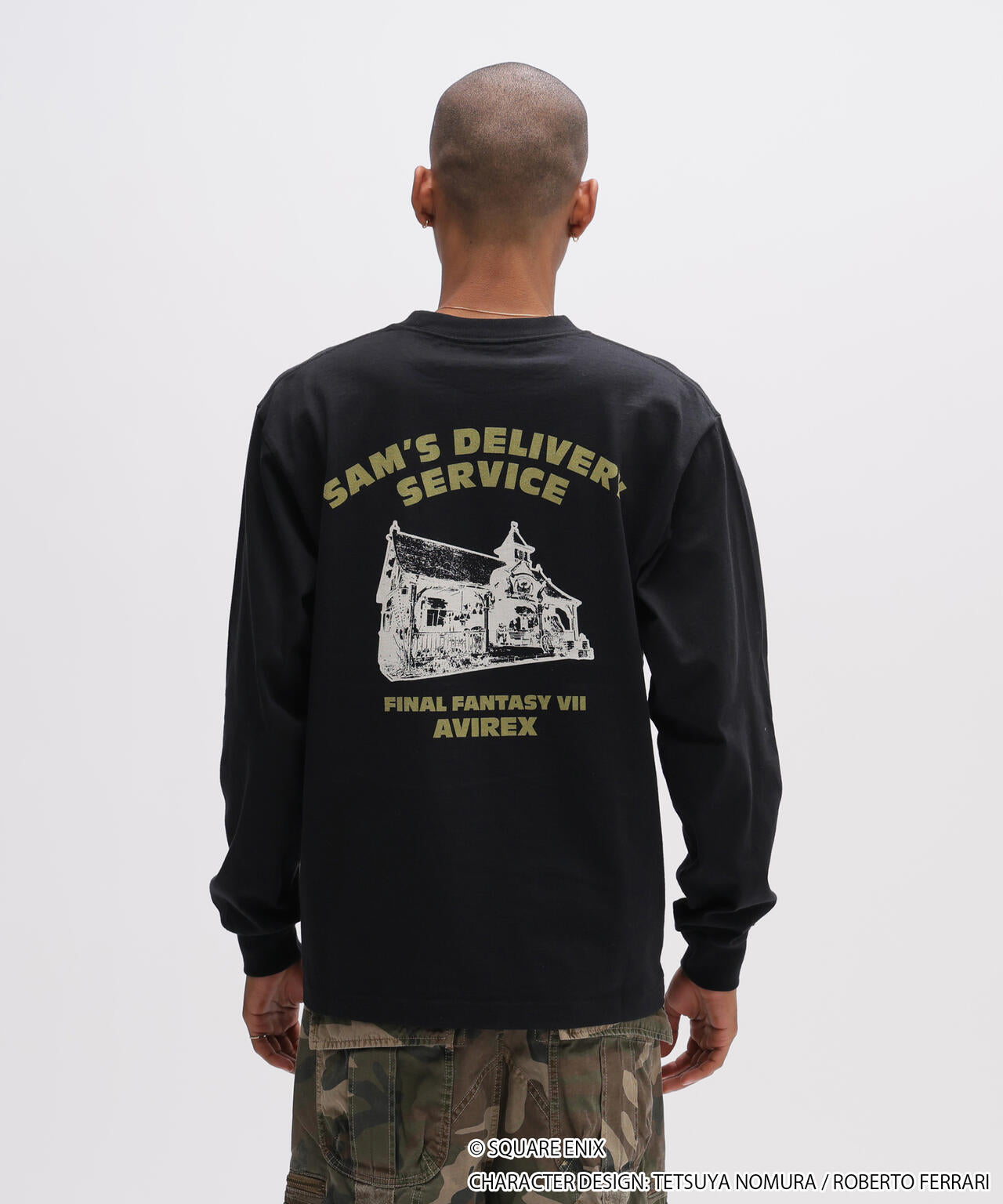 AVIREX × FINAL FANTASY VII REMAKE》L/S T-SHIRT ”SAM'S