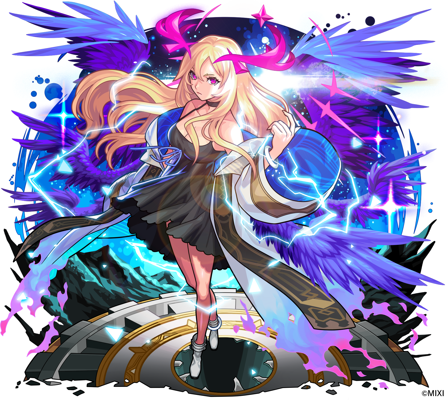 モンスト 高精細複製イラスト 新生・堕天の王 ルシファー モンスター