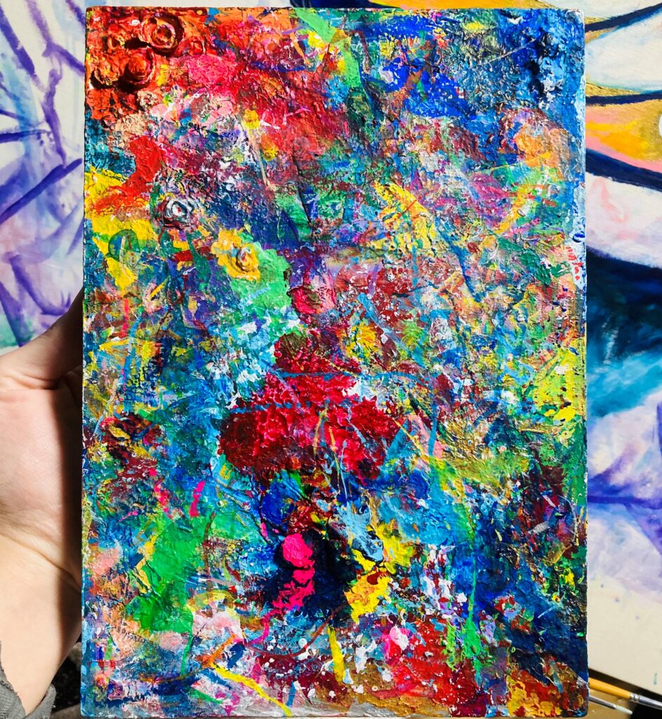 田渕眞兒 油絵 抽象画 田渕眞兒 油絵 油彩 抽象画 s 田渕眞