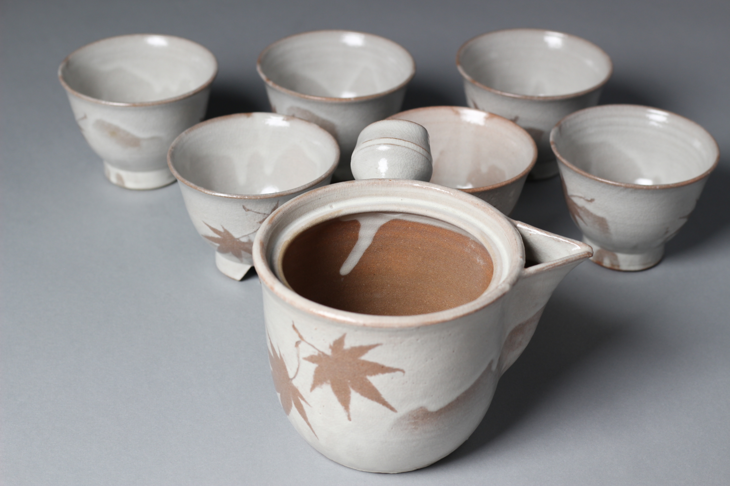 2503 信楽焼 茶器セット 銚子1客 ぐい呑2客 未使用 【公式通販】