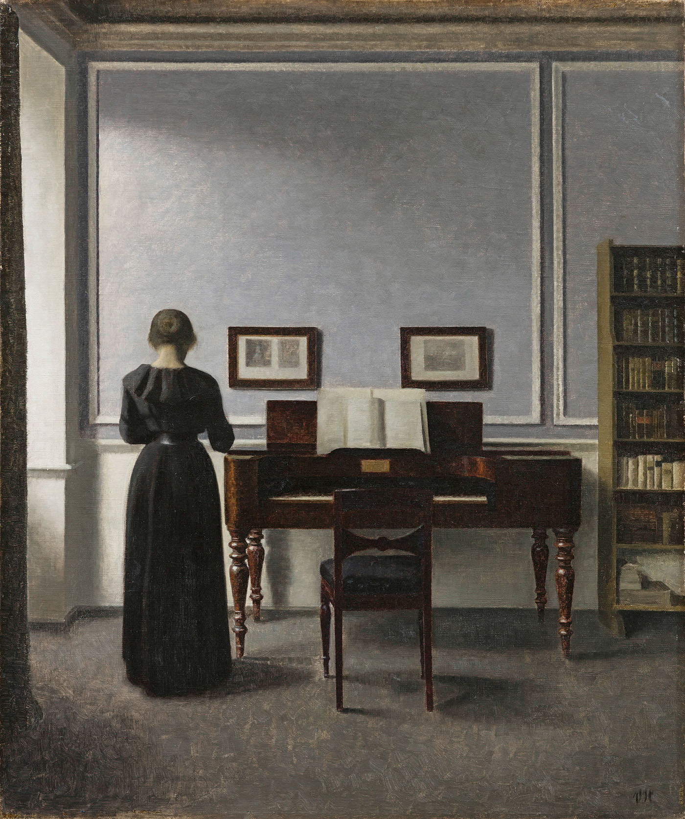 ヴィルヘルム・ハンマースホイの作品一覧・解説『ストランゲーゼ30番地