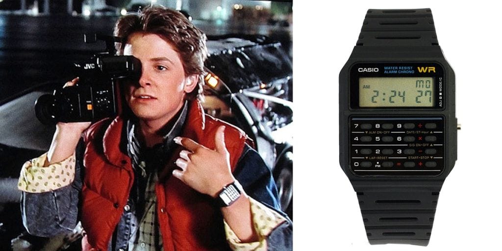 CASIO バック・トゥ・ザ・フューチャー デジタル腕時計