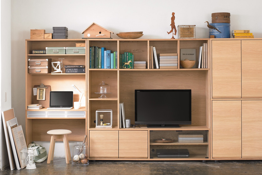 無印良品】木製シンプルモダンテレビ台 ＊テレビ本体はつきません