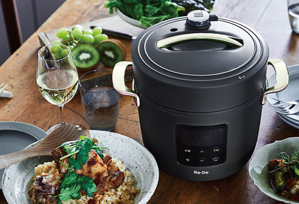 BONABONA電気圧力鍋 新品・未使用】電気圧力鍋 BONABONA 簡単 ヘルシー