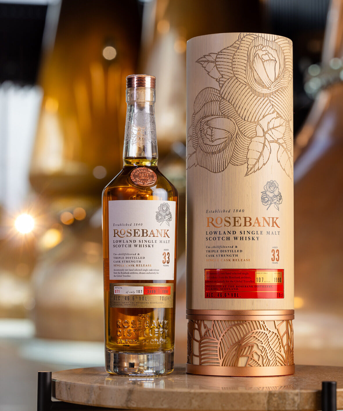 Ian Macleod Distillers unveils travel retail-exclusive Rosebank 33
