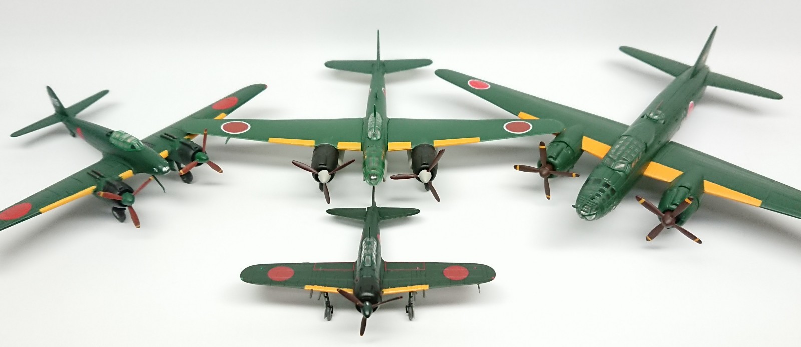F-toys 1/144 双発機コレクション3 日本軍爆撃機「銀河11型」 製作