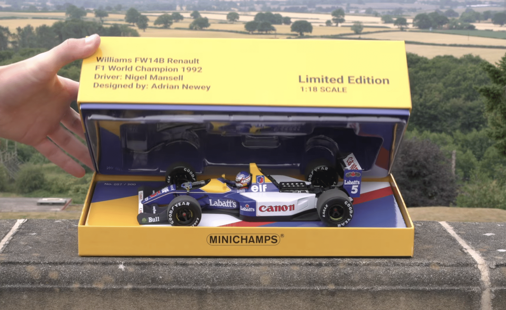 Minichamps 1:18 Williams Renault FW14B #5 Nigel Mansell F1 World