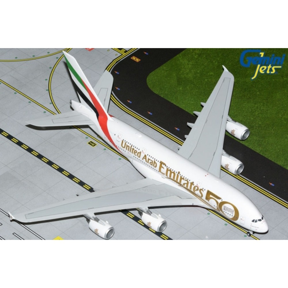 Gemini Jets - 1:200 Emirates A380 UAE 50th Anniversary Livery