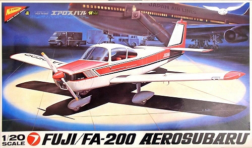 航空機・ヘリコプター FUJI FA-200 AEROSUBARU 1/20 Fuji FA-200 Aero