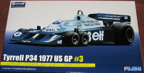 Fujimi 1/20 Tyrrell P.34 (Long Beach 1977), previewed by Scott Van
