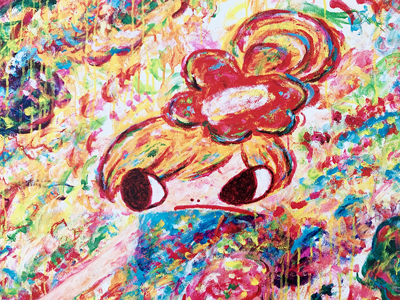 ロッカクアヤコ 最新作 'Untitled' シルクスクリーン ポスター