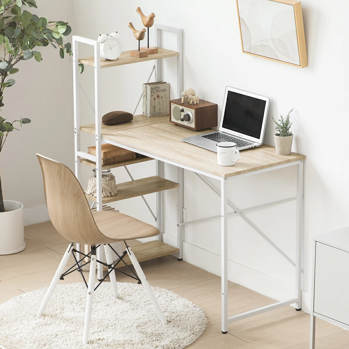 ラック付き パソコンデスク 分離型タイプ｜モダンデコ公式｜インテリア