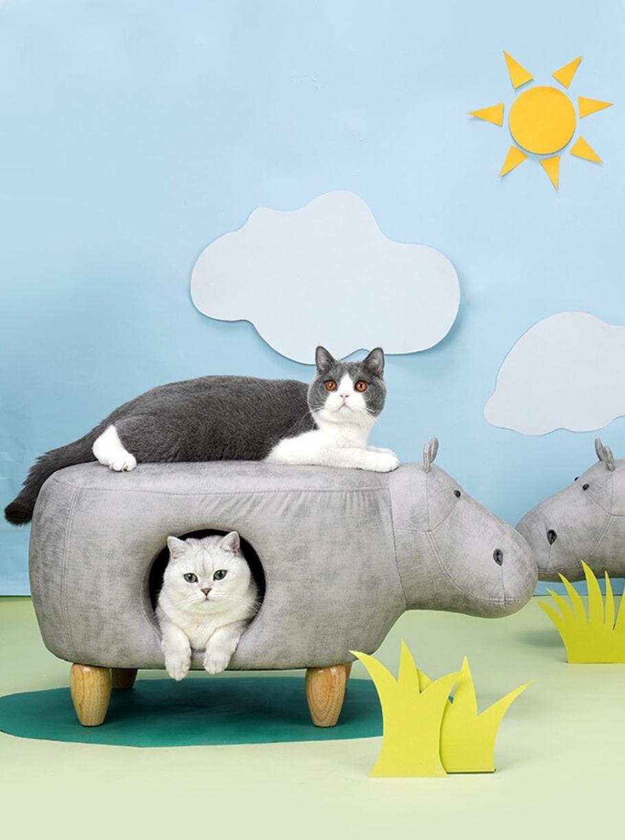 ㉚☆アンジぇ☆キャットハウス☆階段タイプ☆ハンドメイド☆猫☆猫小屋