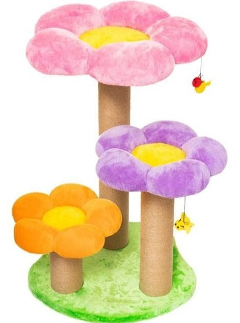 トリプルフラワーキャットタワー - MOFUCAT