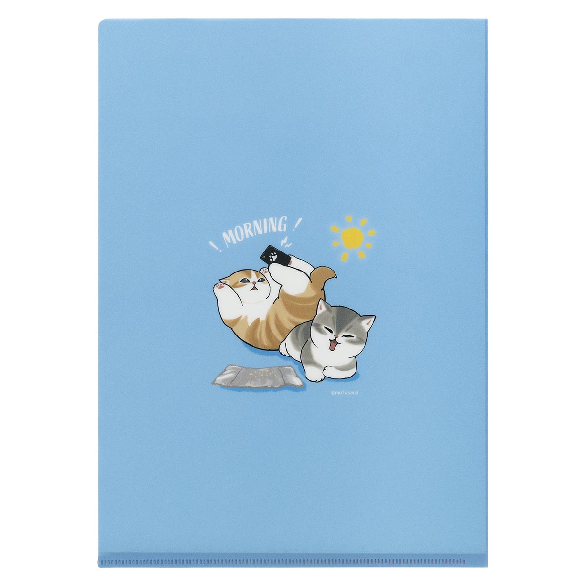 mofusand 自堕落にゃん クリアファイル(夜ふかしミッドニャイト