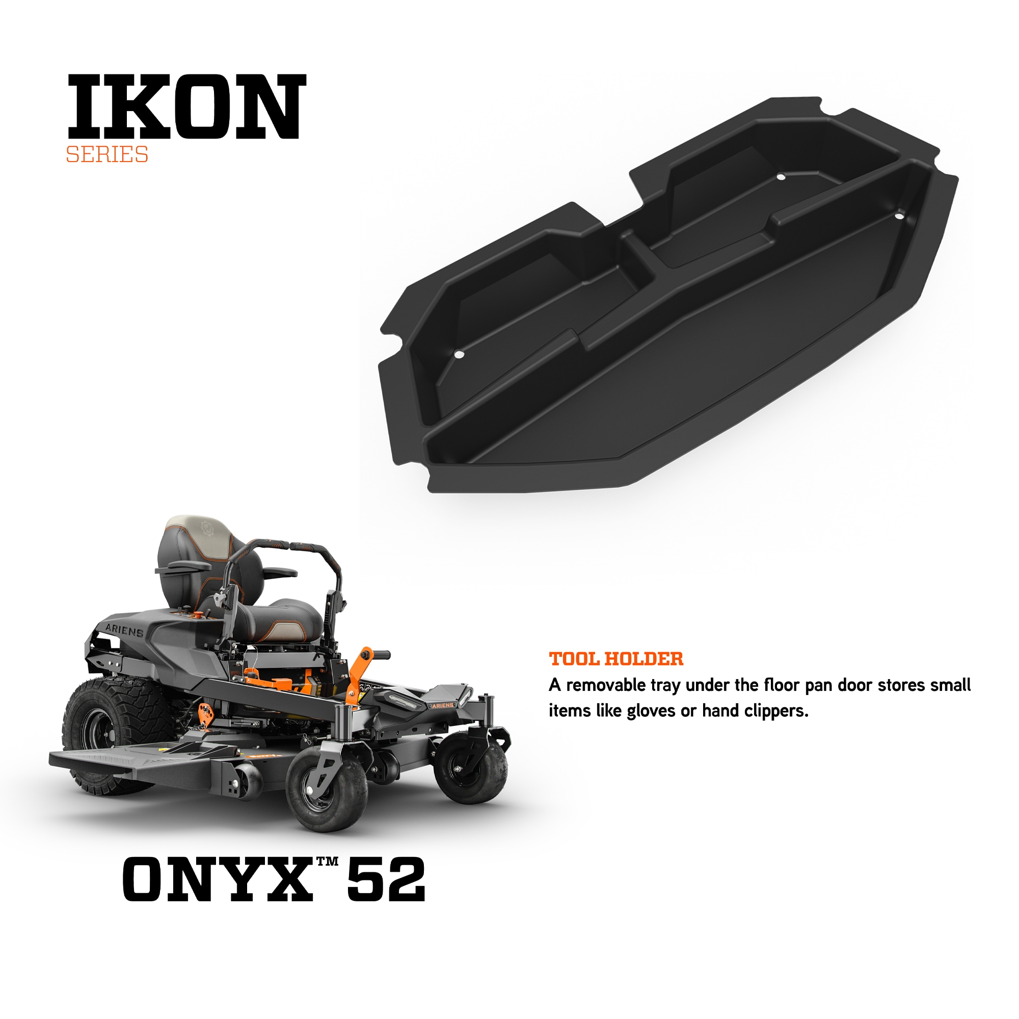 Ariens IKON ONYX Custom Edition 52-in 23 -HP V-twin Gas Zero-turn