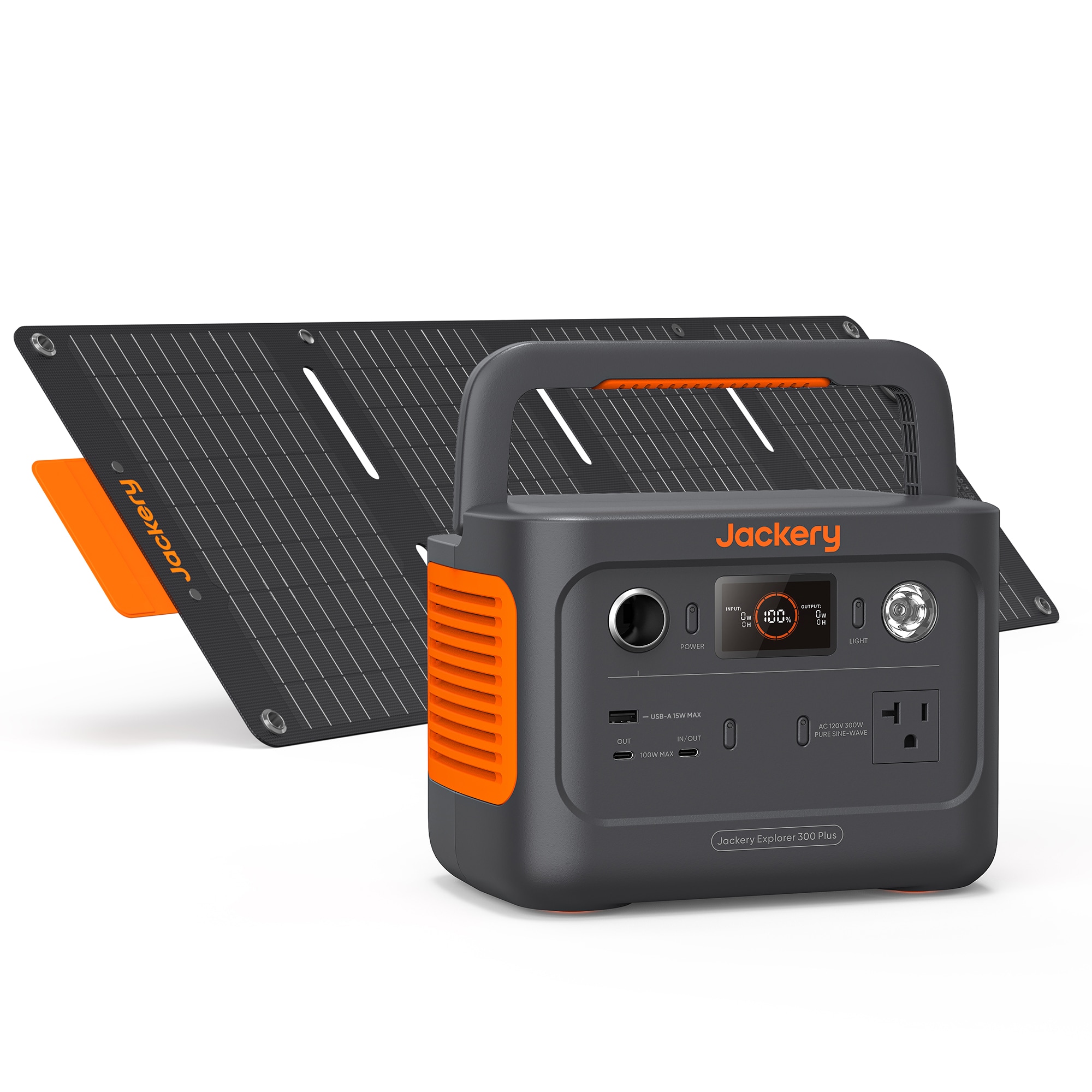 Jackery Explorer 300 Plus Solar Generator 300-Watts Portable Power