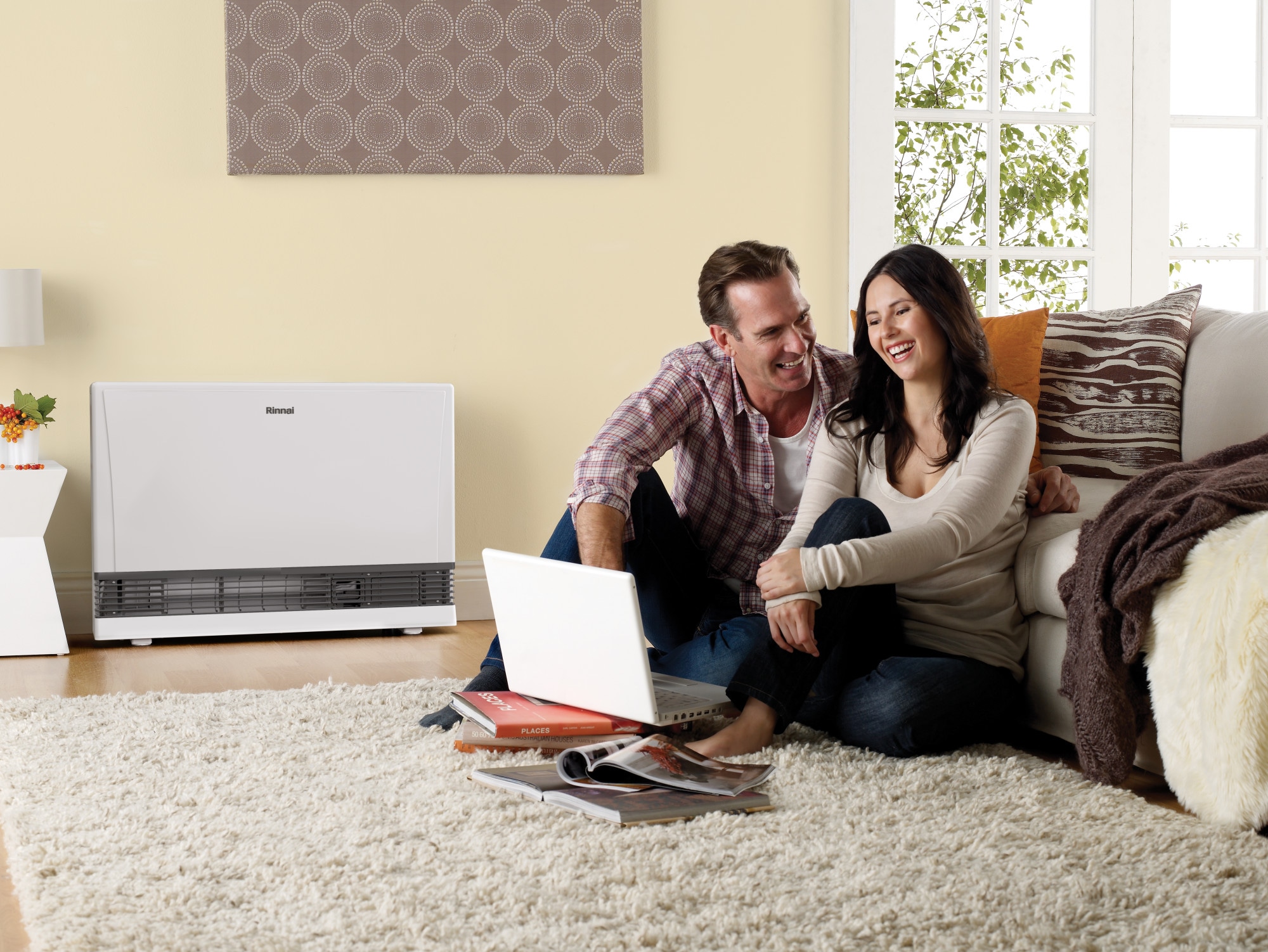 Rinnai 21500-BTU Wall-Mount Indoor Natural Gas Convection Heater