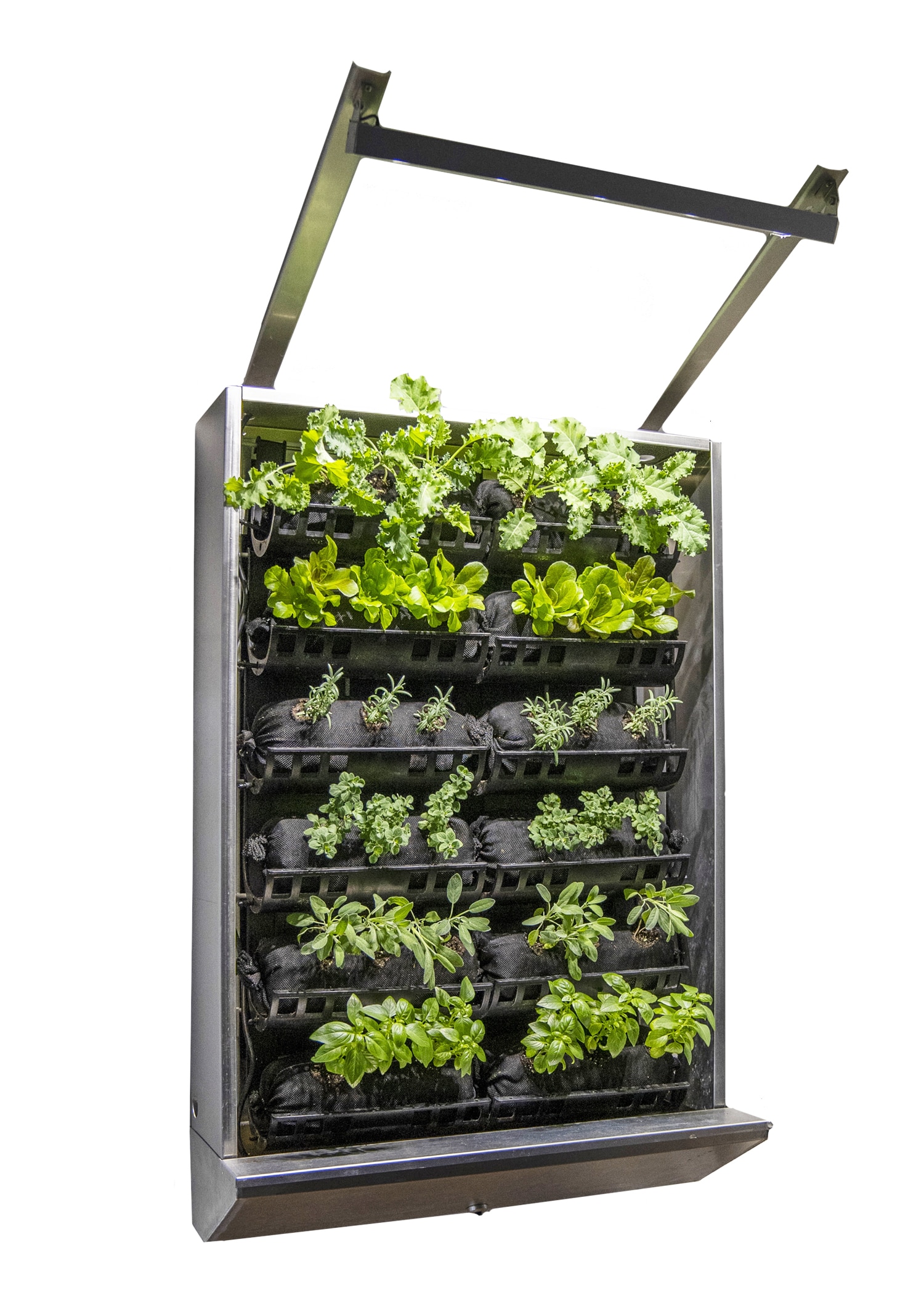 Varden Rectangle 30-in W x 42-in H Black Metal Indoor Vertical