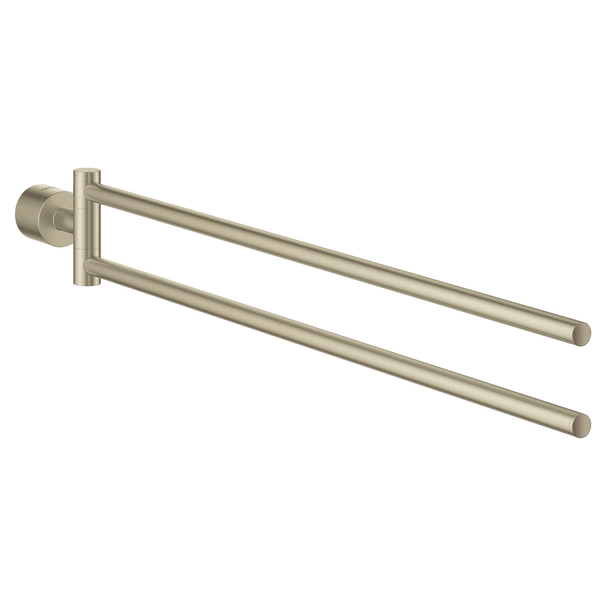 GROHE Atrio 20-in double Brushed Nickel Wall Mount Double Towel