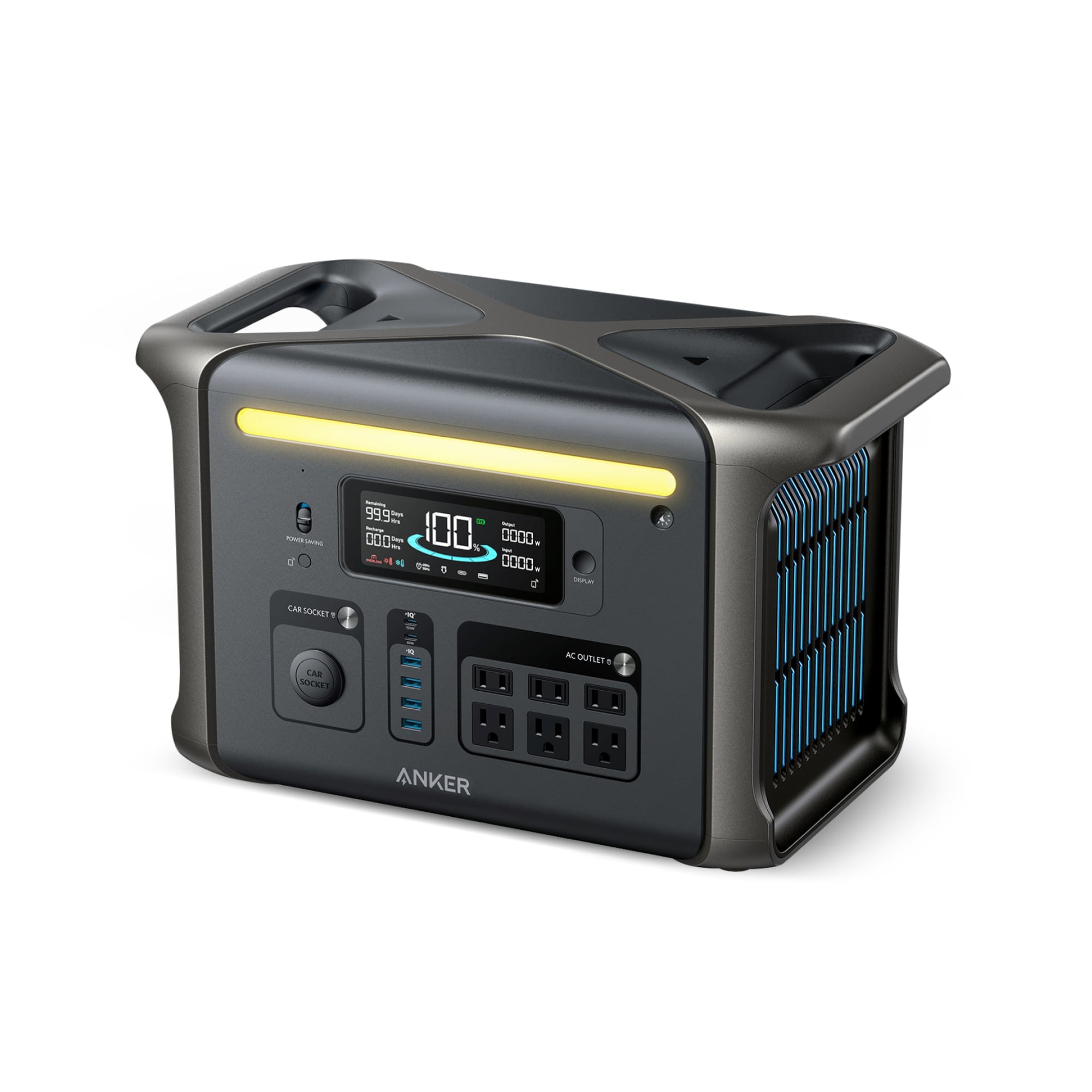 Anker SOLIX F1500 1800-Watts Portable Power Station SOLIX-72-PS at