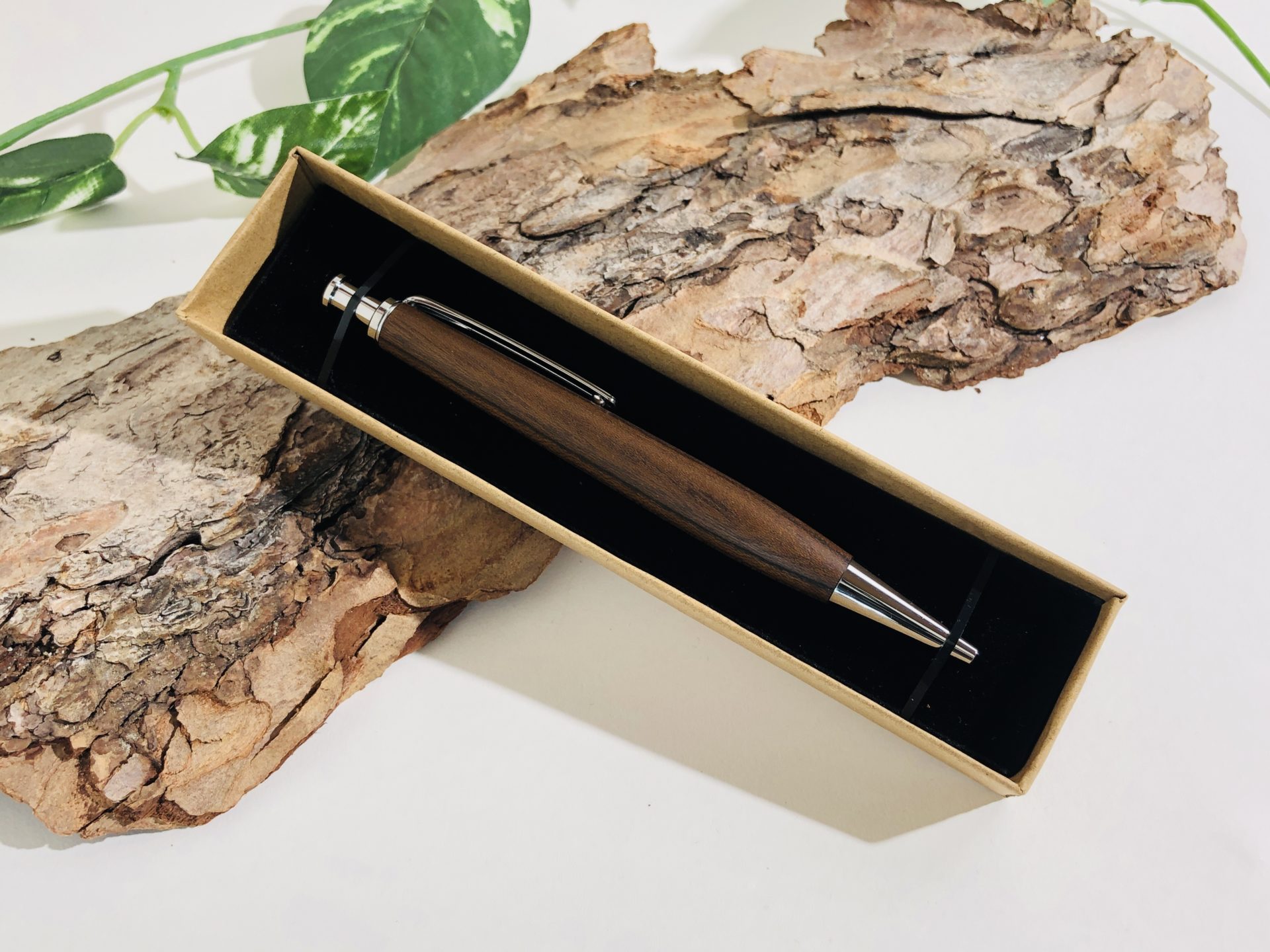 新品】神代欅ボールペンペン立て拭き漆仕上げ