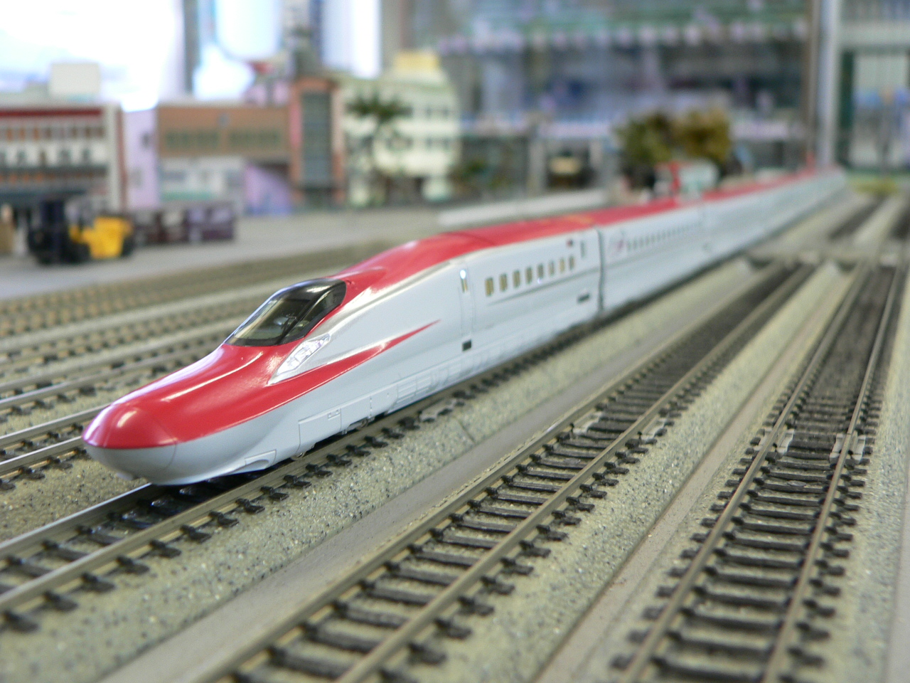 NゲージKATO E6系新幹線「スーパーこまち」 フル編成セット室内灯入り