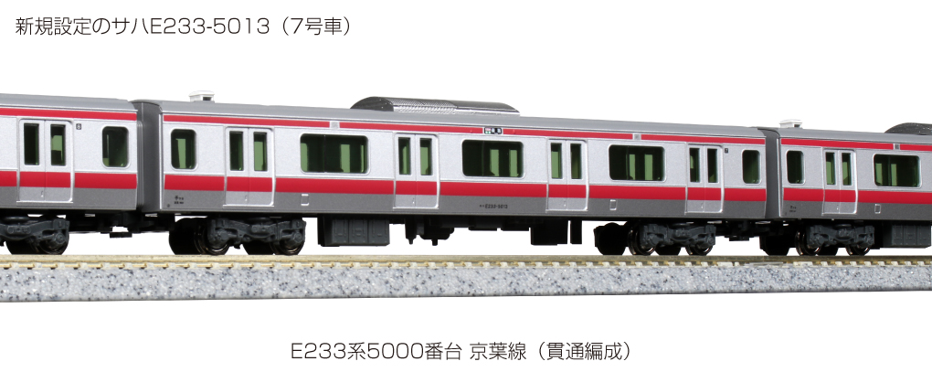 KATO】E233系5000番台 京葉線（貫通編成）2019年6月発売 | モケイテツ