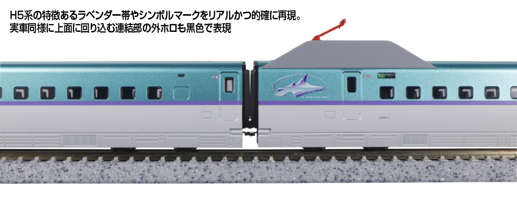 KATO】H5系北海道新幹線 はやぶさ（大型荷物置き場設置車）2025年1月