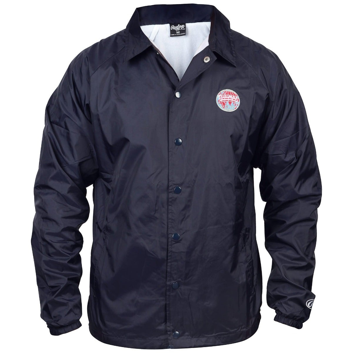 Embroidered Coach's Jacket, Navy - Triumph Logo | Moss Motors