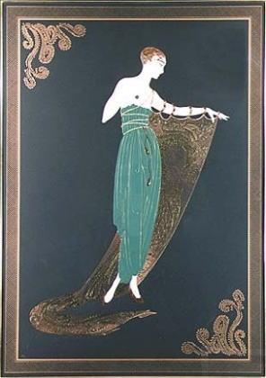 G*n様 エルテERTE ムーンガーデン106/300 シルクスクリーンアー