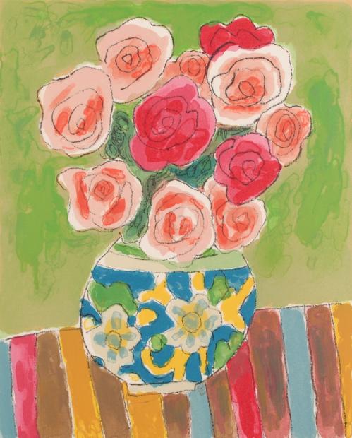 鈴木 信太郎「花と魚貝」人気作品、希少画集・額装画、新品国産額に