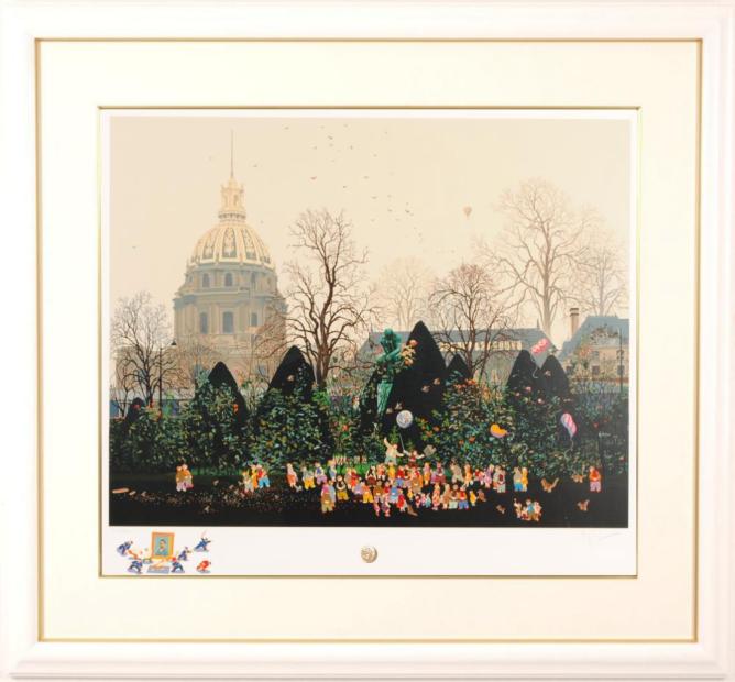 ヒロヤマガタ パリツアー シルクスクリーン ヒロ・ヤマガタ