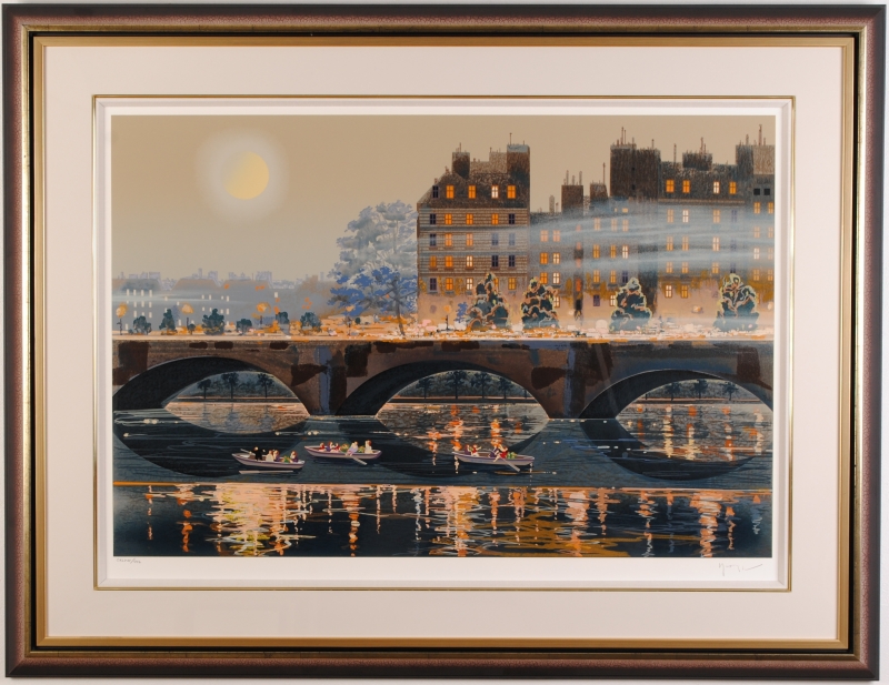 インテリアの絵画をシルクスクリーンの版画で制作したヒロ・ヤマガタの