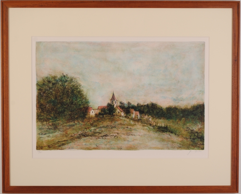 インテリアの絵画をリトグラフの版画で制作したベルナール・ガントナー