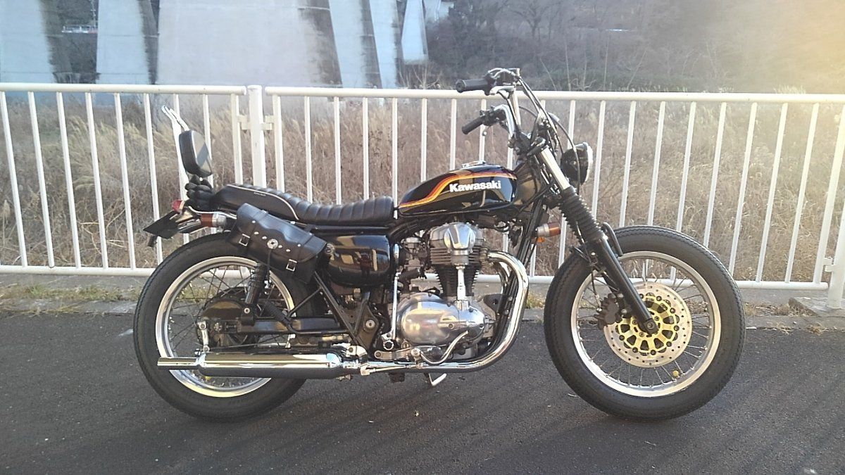 鍵あり カワサキ w400 純正タンクw650w800ボバーチョッパービンテージ