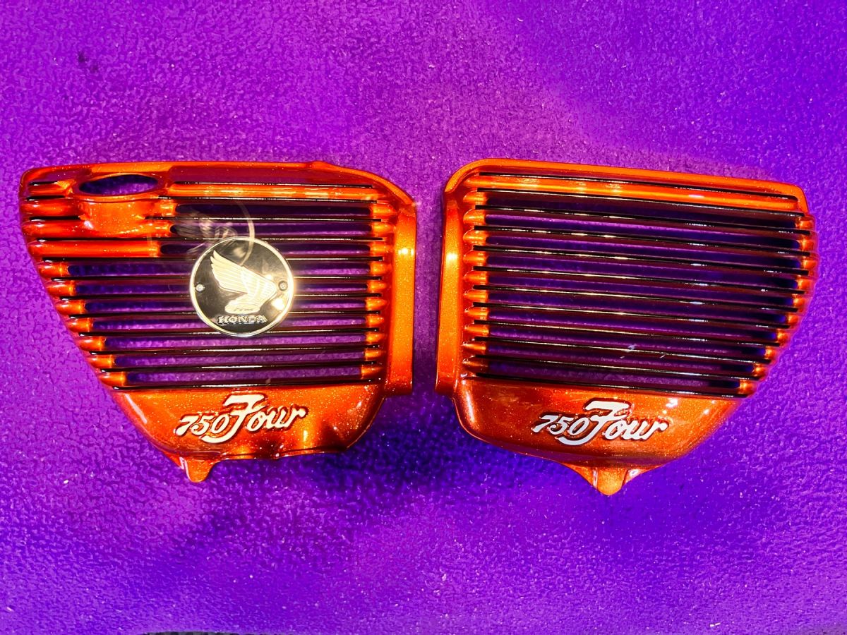 HONDA CB750Four K4 タンク サイドカバーサンライズオレンジ CB750Four