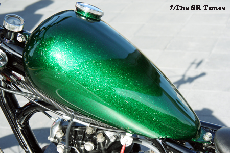 SR400 タンク グリーンメタリック レア 希少品 SR400 30th 30周年