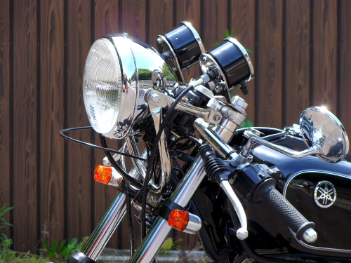 SR400 チャックボックス ヘッドライトステー CHUCK BOX SR400/500 電装