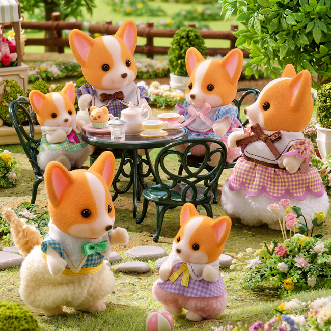 NEW ORIGINAL ITEM】「コーギーファミリー」新発売♪ | シルバニア