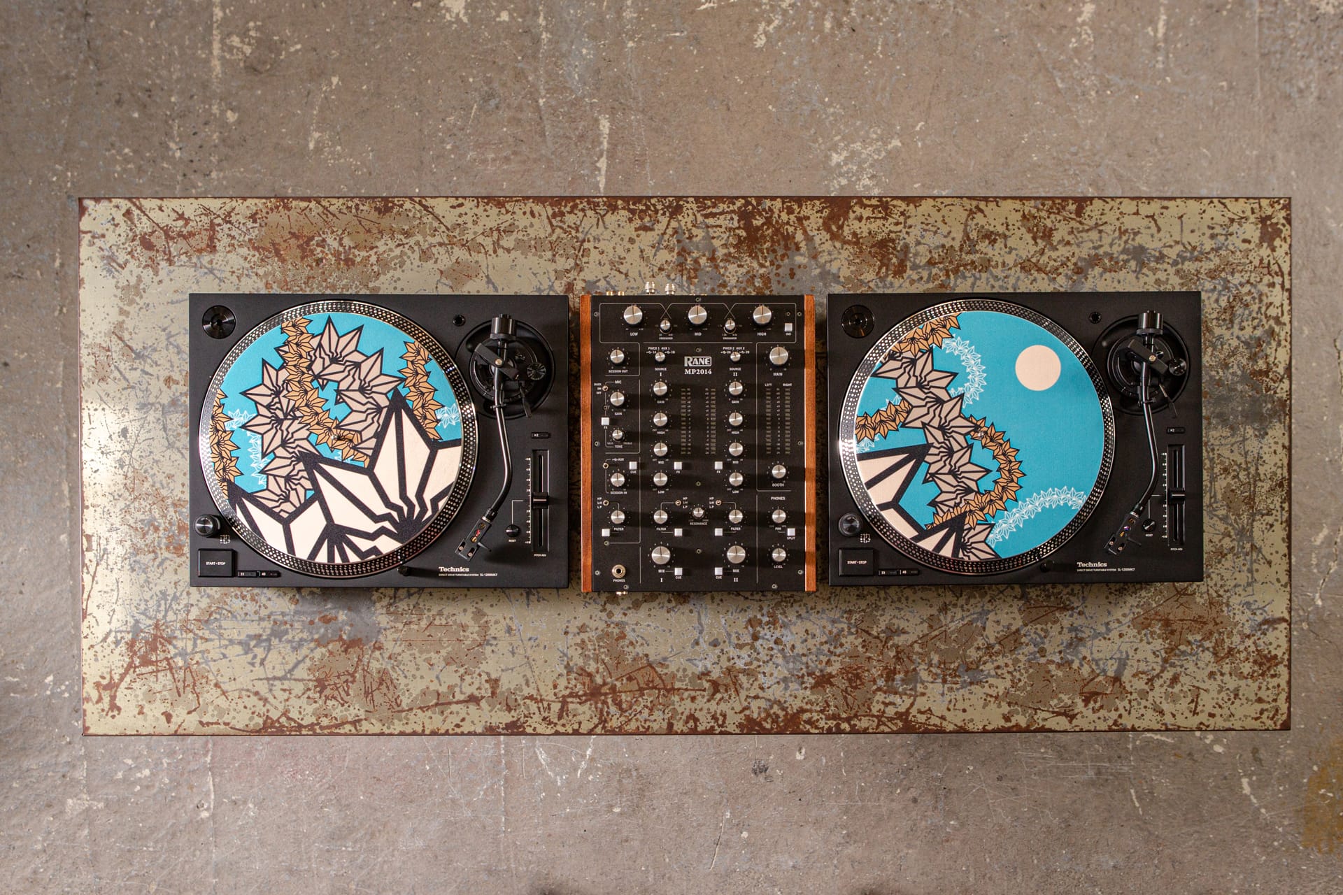 Turquoise sky / BAKIBAKI スリップマット Turquoise sky / BAKIBAKI