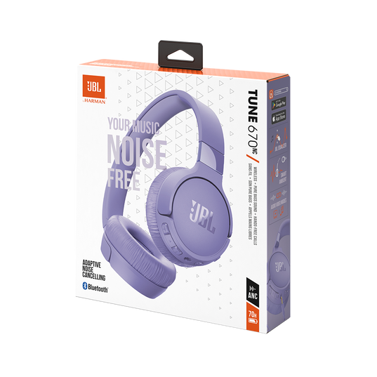 JBL Tune 670NC | Adaptive Noise Cancelling Wireless On-Ear Headphones