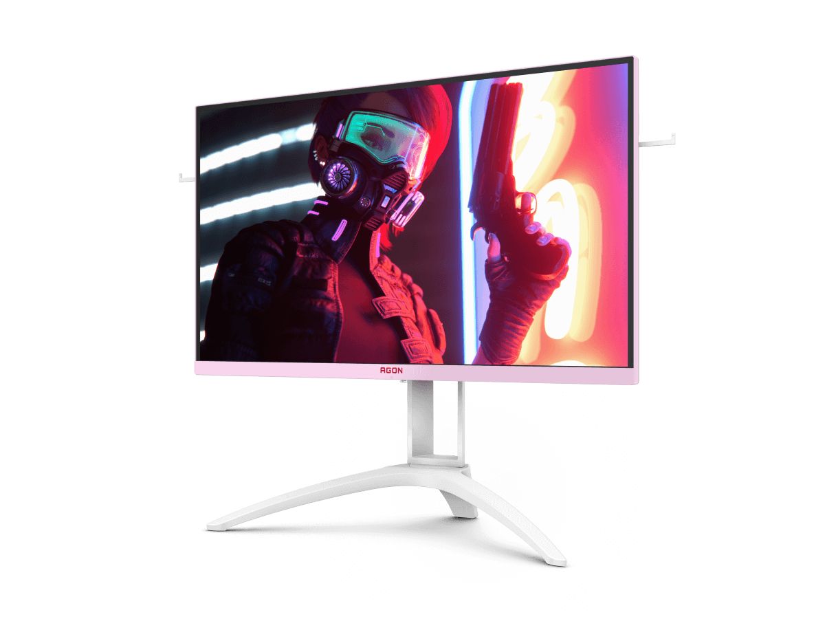 AOC AG273FXR/11 27インチ ゲーミングモニター ピンク Amazon.co.jp