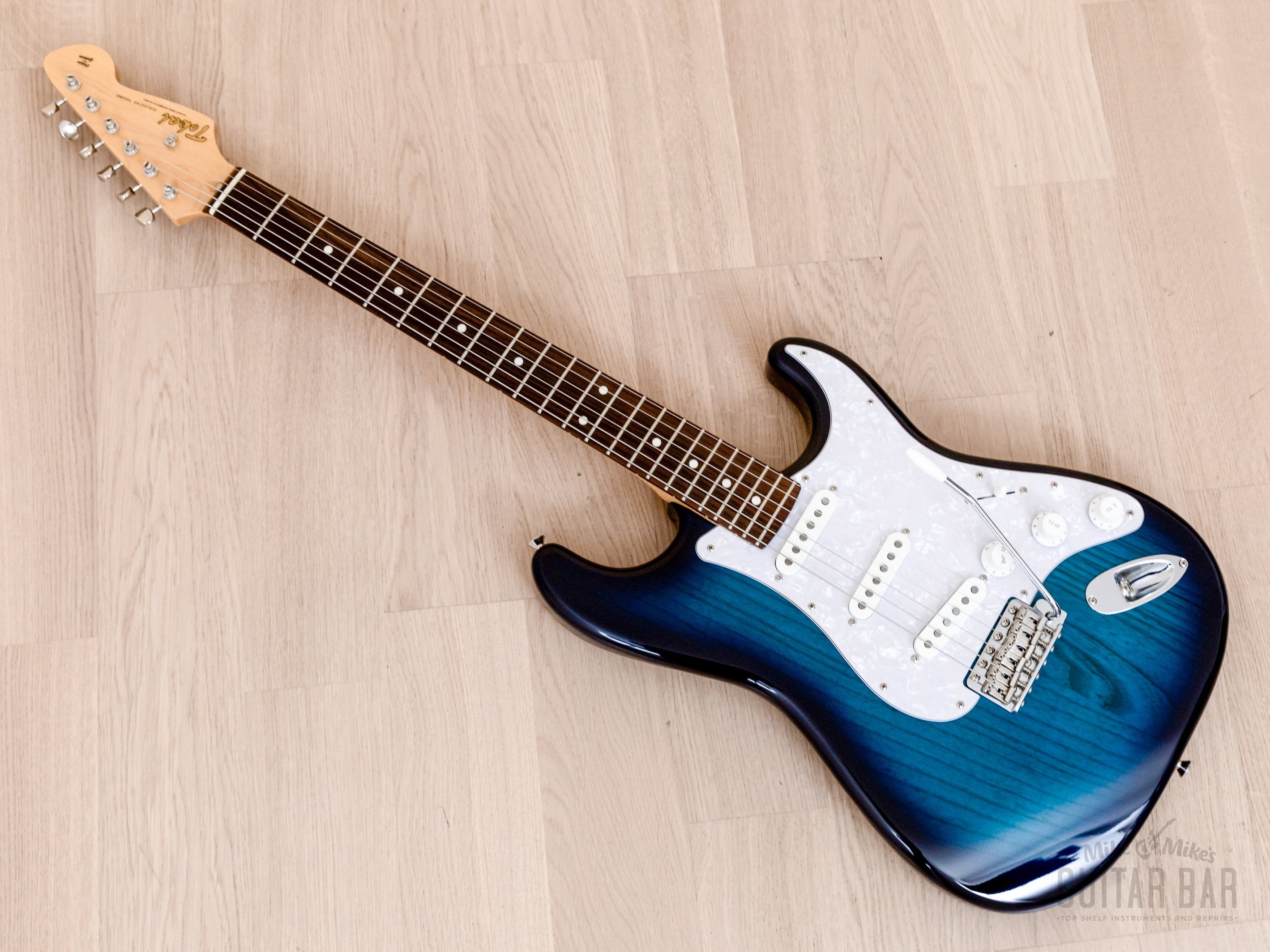 2014 Tokai Goldstar Sound AST-118 S-Style Electric Guitar Ash Body Blu