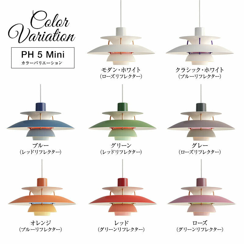 Louis Poulsen PH 5 ミニ (オレンジグラデーション)【お取り寄せ商品