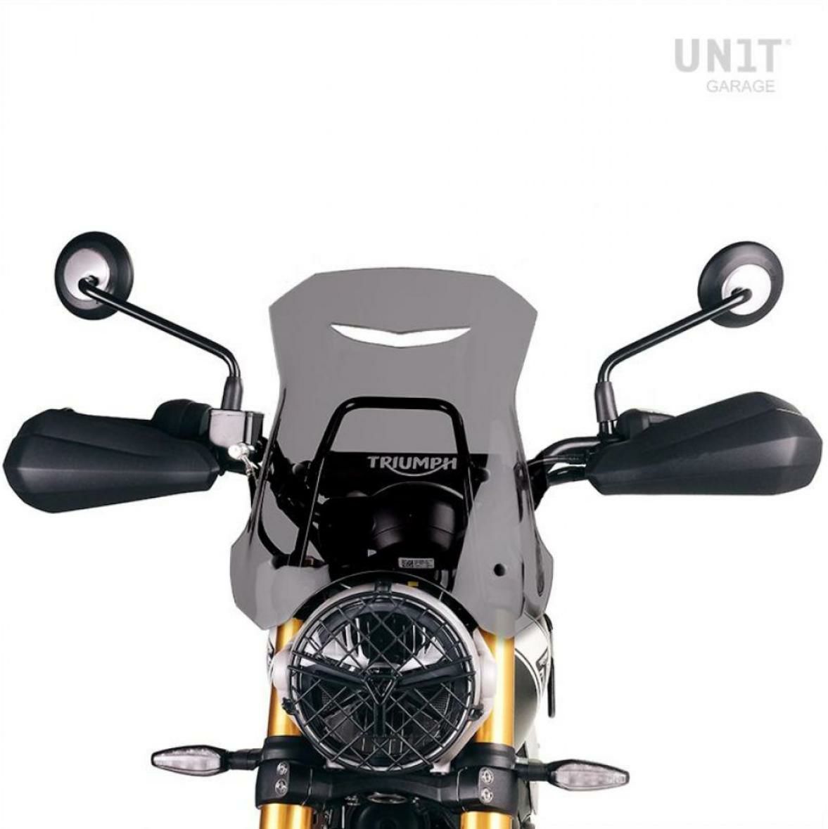 トライアンフ スクランブラー400X ウインドシールド XL クリア UNIT