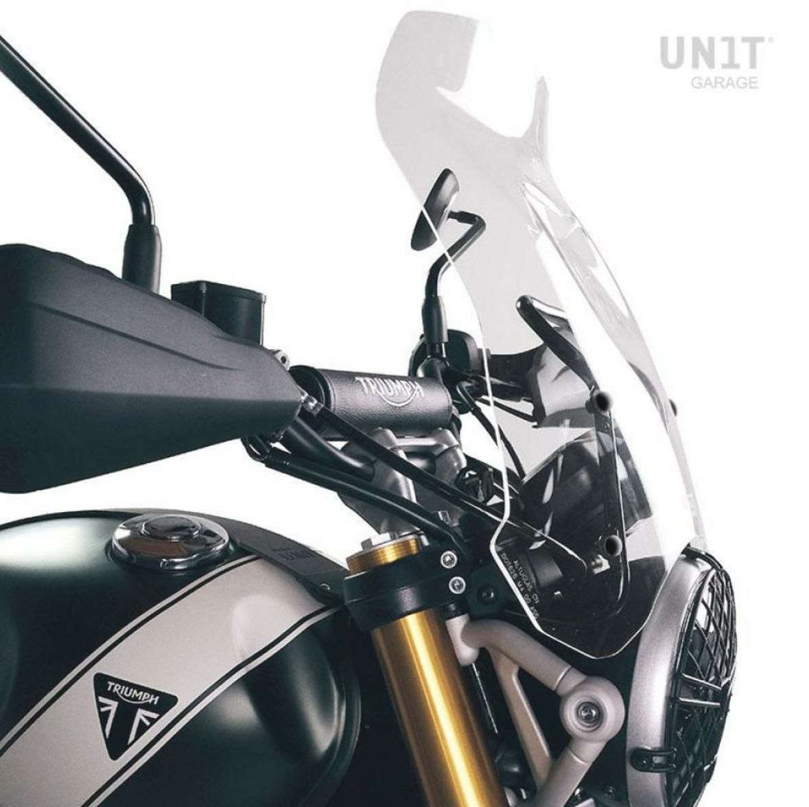 トライアンフ スクランブラー400X ウインドシールド XL クリア UNIT